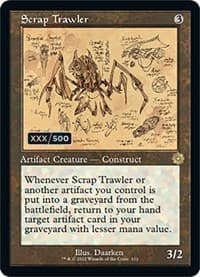 Scrap Trawler (Schematic) (Serial Numbered) - The Brothers' War: Retro Frame Artifacts - Magic: The Gathering card