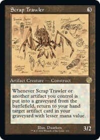 Scrap Trawler (Schematic) - The Brothers' War: Retro Frame Artifacts - Magic: The Gathering card