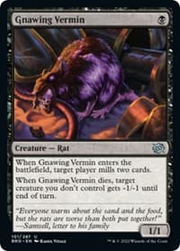 Gnawing Vermin - The Brothers' War - Magic: The Gathering card
