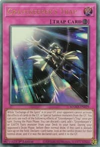 Gravekeeper's Trap (Ultra Pharaoh's Rare) - Magnificent Mavens - YuGiOh card