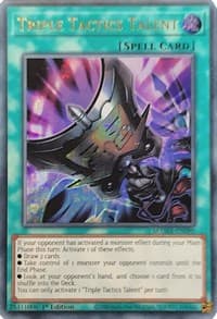Triple Tactics Talent (Ultra Pharaoh's Rare) - Magnificent Mavens - YuGiOh card