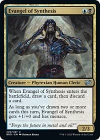 Evangel of Synthesis - The Brothers' War - Magic: The Gathering card