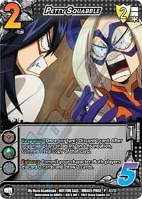 Petty Squabble (Plus Ultra Pack 3) - UniVersus: My Hero Academia Promo Cards - UniVersus card