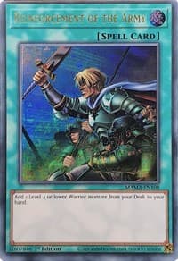 Reinforcement of the Army (Ultra Pharaoh's Rare) - Magnificent Mavens - YuGiOh card