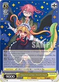 Bridging Humans and Dragons, Tohru & Miss Kobayashi (MDR) - Miss Kobayashi's Dragon Maid - Weiss Schwarz card