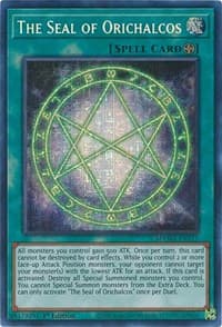 The Seal of Orichalcos (Ultra Pharaoh's Rare) - Magnificent Mavens - YuGiOh card
