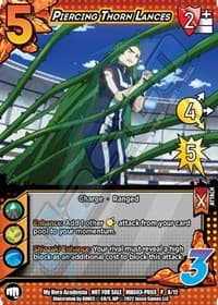 Piercing Thorn Lances (Plus Ultra Pack 3) - UniVersus: My Hero Academia Promo Cards - UniVersus card