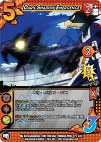 Dark Shadow Emergence (Plus Ultra Pack 3) - UniVersus: My Hero Academia Promo Cards - UniVersus card
