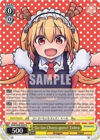 Go Go Choro-gons! Tohru - Miss Kobayashi's Dragon Maid - Weiss Schwarz card