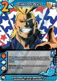 Symbol of Peace (Plus Ultra Pack 3) - UniVersus: My Hero Academia Promo Cards - UniVersus card