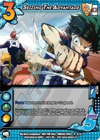 Seizing The Advantage (Plus Ultra Pack 3) - UniVersus: My Hero Academia Promo Cards - UniVersus card