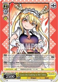 Leave the Cooking to Me! Tohru (MDR) - Miss Kobayashi's Dragon Maid - Weiss Schwarz card