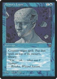Memory Lapse - Homelands - Magic: The Gathering card