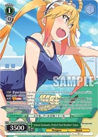 School Swimsuits, Perfect Pool Weather! Tohru (OFR) - Miss Kobayashi's Dragon Maid - Weiss Schwarz card