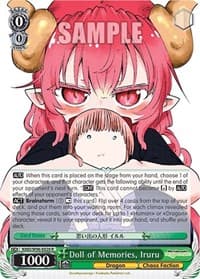 Doll of Memories, Iruru - Miss Kobayashi's Dragon Maid - Weiss Schwarz card