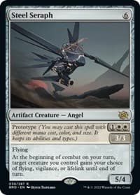 Steel Seraph - The Brothers' War - Magic: The Gathering card