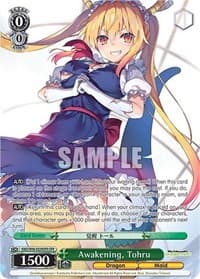 Awakening, Tohru (OFR) - Miss Kobayashi's Dragon Maid - Weiss Schwarz card