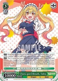 Choro-gon Breath, Tohru (MDR) - Miss Kobayashi's Dragon Maid - Weiss Schwarz card
