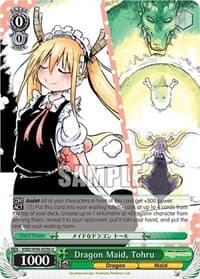 Dragon Maid, Tohru - Miss Kobayashi's Dragon Maid - Weiss Schwarz card