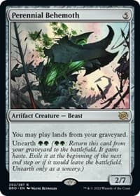 Perennial Behemoth - The Brothers' War - Magic: The Gathering card