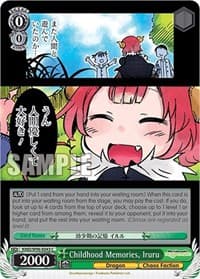 Childhood Memories, Iruru - Miss Kobayashi's Dragon Maid - Weiss Schwarz card