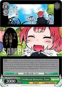 Childhood Memories, Iruru (MDR) - Miss Kobayashi's Dragon Maid - Weiss Schwarz card