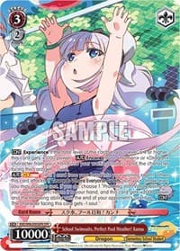 School Swimsuits, Perfect Pool Weather! Kanna (OFR) - Miss Kobayashi's Dragon Maid - Weiss Schwarz card
