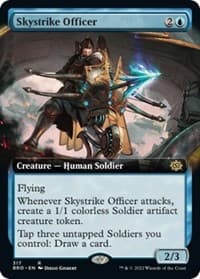 Skystrike Officer (Extended Art) - The Brothers' War - Magic: The Gathering card