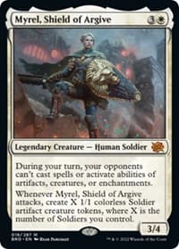 Myrel, Shield of Argive - The Brothers' War - Magic: The Gathering card