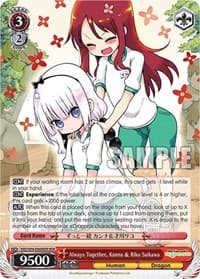 Always Together, Kanna & Riko Saikawa (MDR) - Miss Kobayashi's Dragon Maid - Weiss Schwarz card