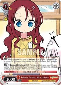 Friends Forever, Riko Saikawa - Miss Kobayashi's Dragon Maid - Weiss Schwarz card