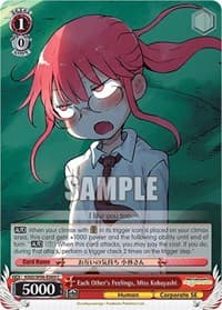 Each Other's Feelings, Miss Kobayashi - Miss Kobayashi's Dragon Maid - Weiss Schwarz card