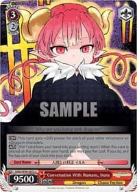 Conversation With Humans, Iruru - Miss Kobayashi's Dragon Maid - Weiss Schwarz card