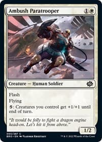 Ambush Paratrooper - The Brothers' War - Magic: The Gathering card
