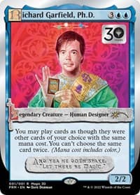 Richard Garfield, Ph.D. - 30th Anniversary Promos - Magic: The Gathering card
