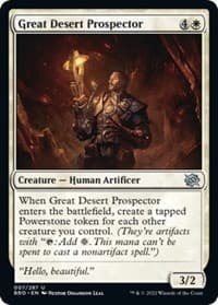 Great Desert Prospector - The Brothers' War - Magic: The Gathering card