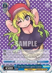 Go Go Choro-gons! Lucoa - Miss Kobayashi's Dragon Maid - Weiss Schwarz card