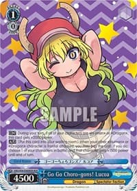 Go Go Choro-gons! Lucoa (MDR) - Miss Kobayashi's Dragon Maid - Weiss Schwarz card