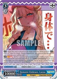 Demonic Embrace, Lucoa (MDR) - Miss Kobayashi's Dragon Maid - Weiss Schwarz card