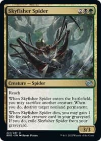 Skyfisher Spider - The Brothers' War - Magic: The Gathering card