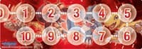Gift Box 2022 Memory Gauge - Red - Digimon Card Game Memory Gauges - Life Counters card