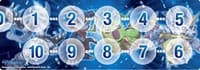 Gift Box 2022 Memory Gauge - Blue - Digimon Card Game Memory Gauges - Life Counters card