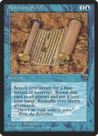 Merchant Scroll - Homelands - Magic: The Gathering card