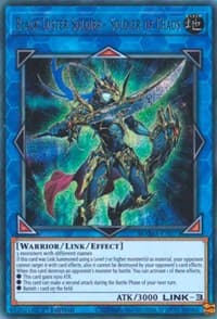 Black Luster Soldier - Soldier of Chaos (Ultra Pharaoh's Rare) - Magnificent Mavens - YuGiOh card