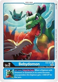 Bebydomon - Draconic Roar - Digimon Card Game card
