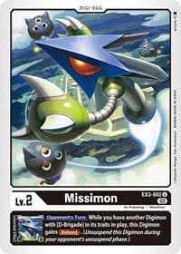 Missimon - Draconic Roar - Digimon Card Game card