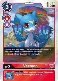 Veemon - Draconic Roar - Digimon Card Game card
