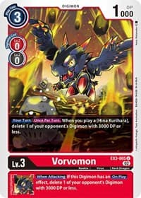 Vorvomon - Draconic Roar - Digimon Card Game card