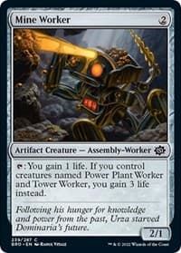 Mine Worker - The Brothers' War - Magic: The Gathering card