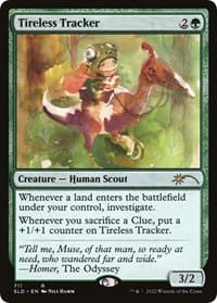Tireless Tracker (711) - Secret Lair Drop Series - Magic: The Gathering card
